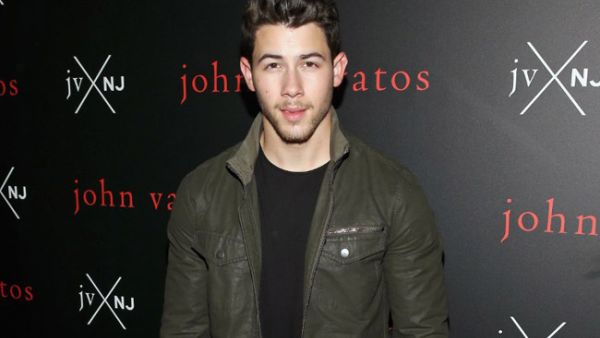 Nick was not joined by fiance Priyanka Chopra (Source:JESSE GRANT / GETTY IMAGES NORTH AMERICA / AFP ) 