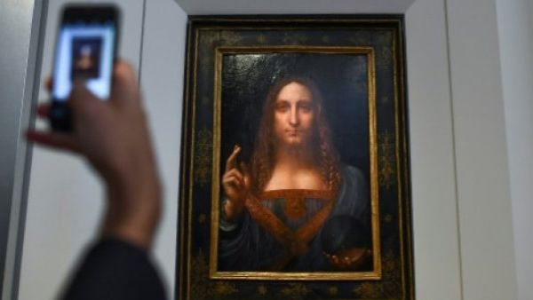The painting was the most expensive painting ever sold at auction (AFP/File)