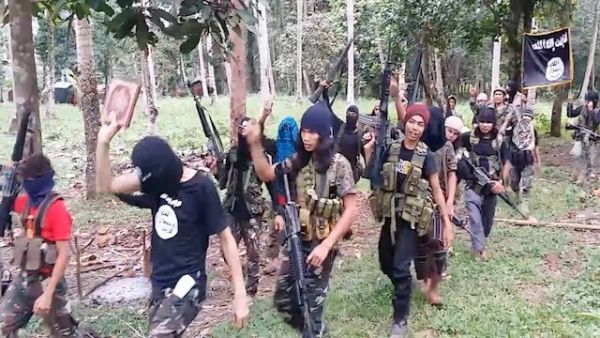 Abu Sayyaf militants. (Screenshot)