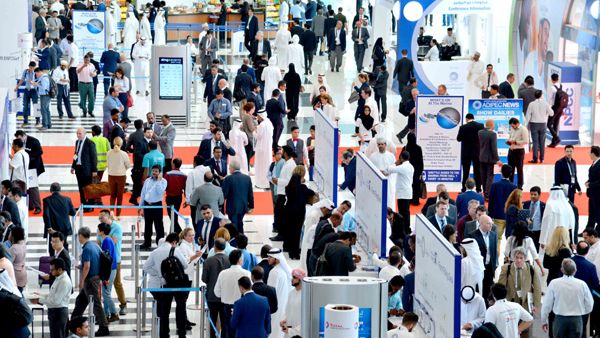A view from the Adipec exhibition last year. A view from the Adipec exhibition last year.