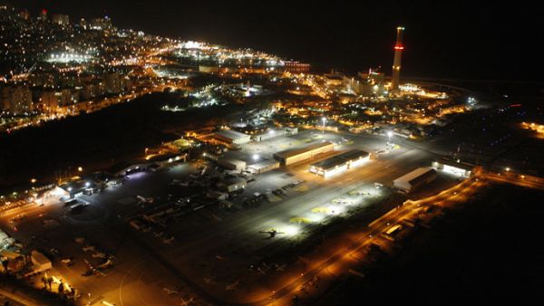 An aerial view of Tel Aviv's Sde Dov airport. (AFP/Jack Guez) An aerial view of Tel Aviv's Sde Dov airport. (AFP/Jack Guez)