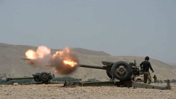 An Afghan National Army soldier fires at Daesh militants in Kot, in the eastern Nangarhar province on June 26, 2016. (AFP/Noorullah Shirzada) An Afghan National Army soldier fires at Daesh militants in Kot, in the eastern Nangarhar province on June 26, 2016. (AFP/Noorullah Shirzada)