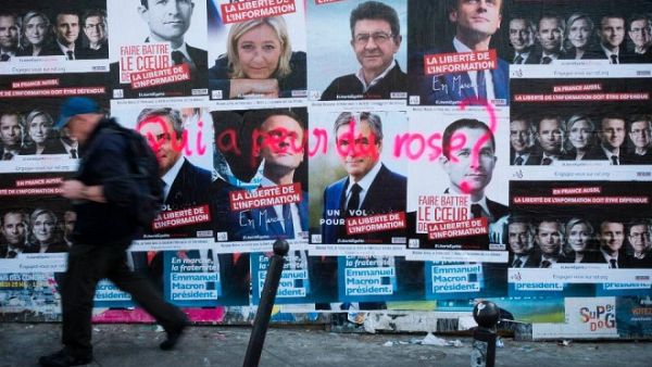 The French will go to the polls today to pick their new president. (AFP/ Joël Saget)