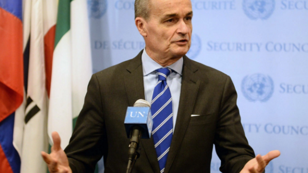 The high-ranking officials bickered in one of the world's most public forums.
