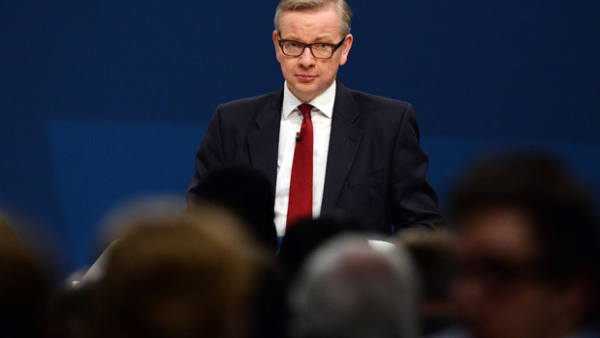 Gove expressed his opinions on the BDS movement at an international conference on anti-Semitism. (AFP/File)