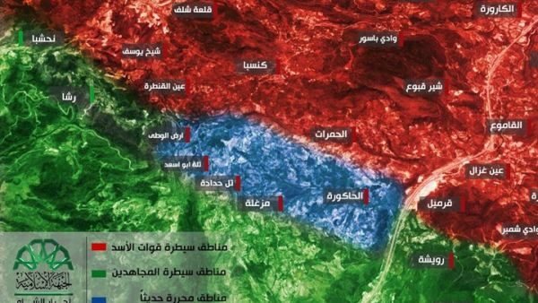 تقدم الثوار في تلتين وقريتين جدد في ريف اللاذقية