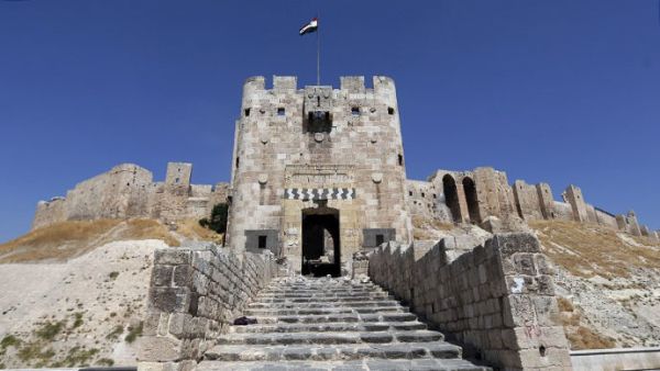 A general view shows Aleppo's historical citadel on Sept. 4, 2012. (AFP/File)