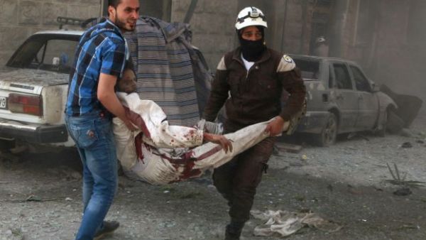 غالبية البراميل المتفجرة تسقط على الاحياء المدنية 