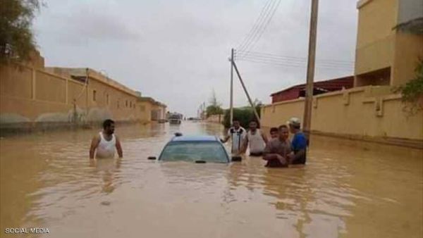 تعد هذه المرة الأولى التي تشهد فيها منطقة المخيلي سقوط أمطار غزيرة بهذه الكثافة منذ 28 عاما