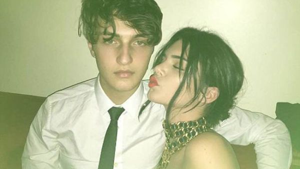 the 22-year-old supermodel Kendall Jenner seemed to have eyes for  Anwar Hadid, the 18-year-old younger brother of her best pals Gigi and Bella Hadid (Source: Kendalljenner / Instagram) 