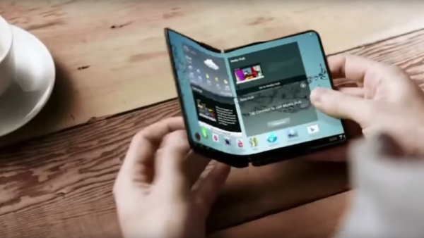 A new report states that Apple has partnered with LG Display for a foldable OLED panel. Will we soon see a foldable iPhone? (YouTube/ Samsung)