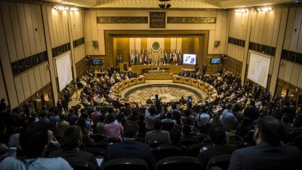 A general view shows Arab foreign ministers during a meeting to elect a new secretary general of the Arab League in the Egyptian capital Cairo, on March 10, 2016. (AFP/Khaled Desouki)