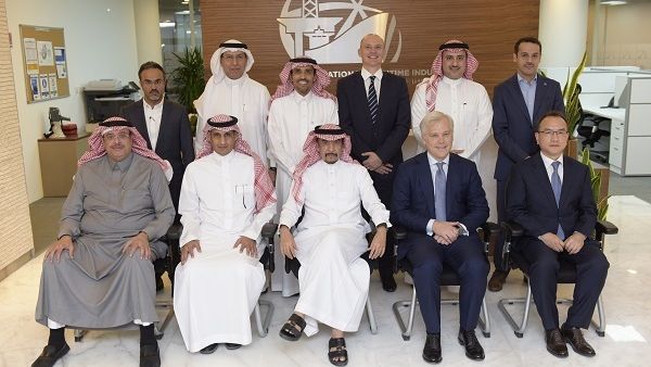 Officials at the signing ceremony held in Dhahran