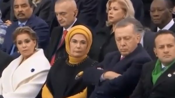 اردوغان في احتفال انتهاء الحرب 