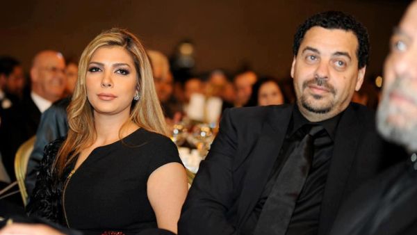 الفنانة أصالة نصري وزوجها