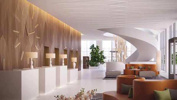 The hotel will offer 1,800 square metres of meeting space, divided into 20 different rooms. 