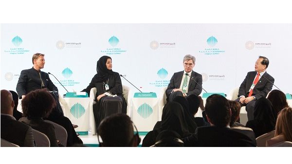 During the second day of the World Summit for Governments.