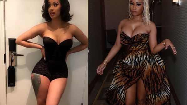 Both women have albums on the Billboard 200 chart this week (Source: iamcardib , nickiminaj / Instagram )