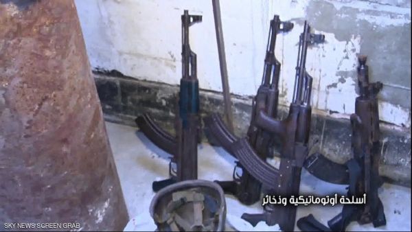 قوات الامن اكتشفت "مخبأ للمتفجرات تحت الأرض داخل منزل وضبط موقع آخر 