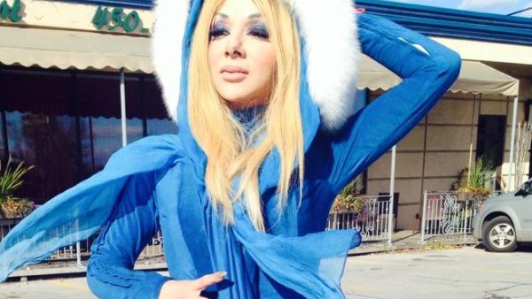 This drag queen keeps dragging himself through the mud! (File photo)
