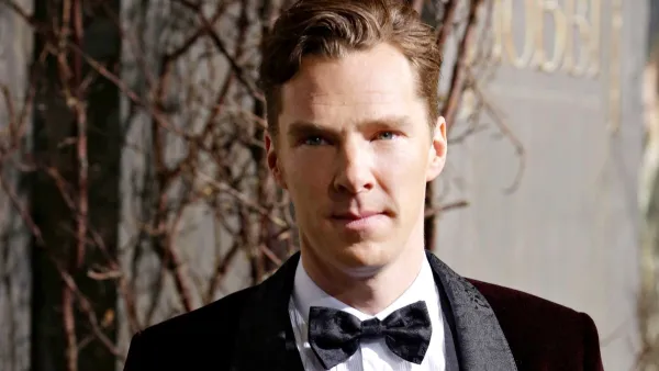 British actor Benedict Cumberbatch has taken some flak for using the stage to discuss the refugee crisis, but he knows how to respond to those critics. (File photo)