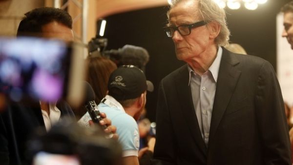 British actor Bill Nighy on the red carpet on the opening night of the Dubai International Film Festival on December 7. (Ravindranath K/The National)