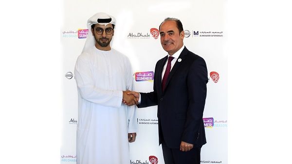 Sultan Al Mutawa Al Dhaheri, Executive Director of Tourism Sector of DCT Abu Dhabi and Irfan Tansel, Chief Executive Officer of Al Masaood Automobiles, during the partnership announcement. Sultan Al Mutawa Al Dhaheri, Executive Director of Tourism Sector of DCT Abu Dhabi and Irfan Tansel, Chief Executive Officer of Al Masaood Automobiles, during the partnership announcement.