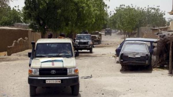 مركبات تابعة للجيش النيجيري في مدينة داماساك
