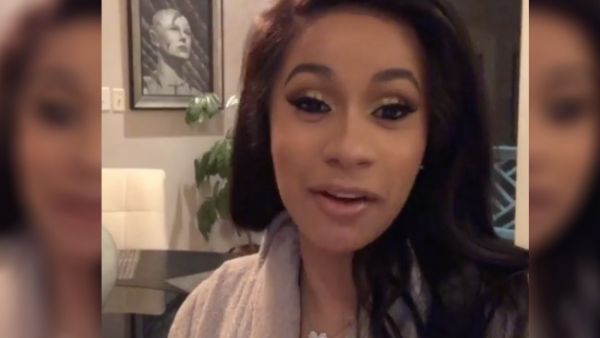 She gave birth to her first child three weeks ago (Source iamcardib / Instagram )