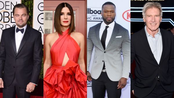 هاريسون فورد و 50 سنت وساندرا بولوك وليونردو دي كابريو