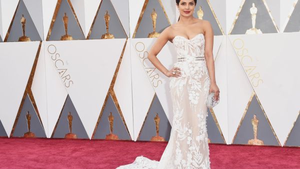 Chopra made her Oscar debut, stunning the 88th Academy Awards red carpet in a white Zuhair Murad strapless gown. (Popsugar.com.au)