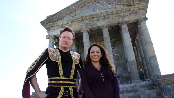 Conan O'Brien travelled to Armenia to film a very special episode of his comedy show Team Coco. (Facebook)