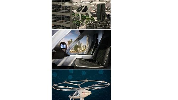 Dubai's flying taxi. (TA)