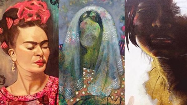 Photo: Part of promotional material from exhibition Blossoming Inspirations at Al-Kahila Gallery. (Ahram)