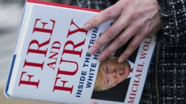  "Fire and Fury: Inside the Trump White House" by Michael Wolff, quickly sold out in bookstores in the US capital  (AFP/File Photo)	