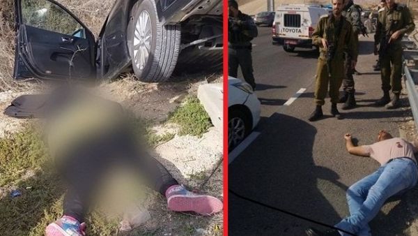  شهيده جامعيه دهسا وشهيد برصاص الاحتلال بحجة اقدامهما على الطعن 