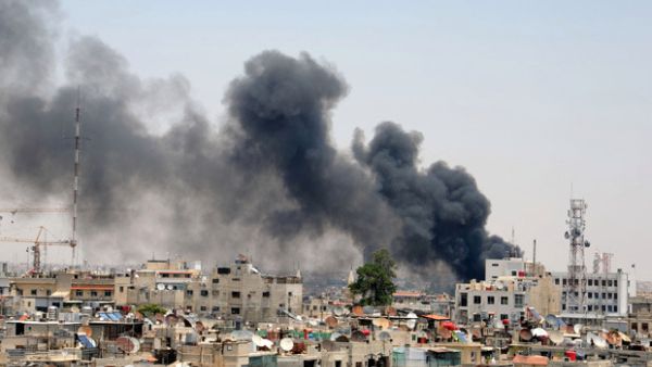 The rocket and mortar attacks on central Damascus were in retaliation for air raids carried about by the Syrian regime. (Photo: AFP File/SANAA)