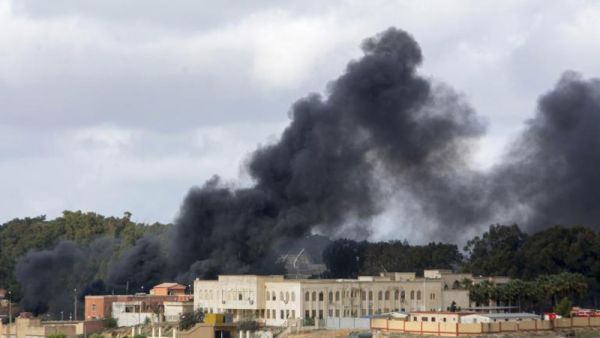 Derna, a town in eastern Libya after attacks on Daesh positions.  (AFP/File)