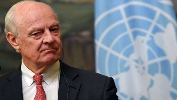  المبعوث الأممي إلى سوريا ستيفان دي ميستورا