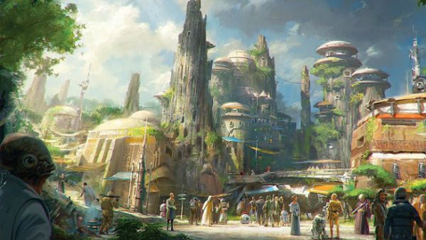 Concept art from the 2019 Star Wars themed lands coming to Disney. (Disney Photo)