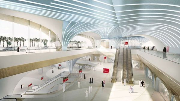 Doha Metro provides over 9,200 sqm of retail space across 37 stations. (Qatar Rail)