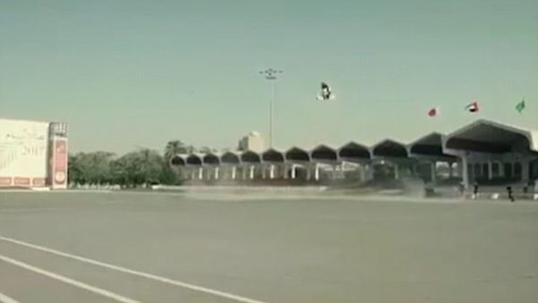 Violators in Dubai ought to be shaking in their boots, as police have introduced a new flying motorbike. (Courtesy of Hoversurf)