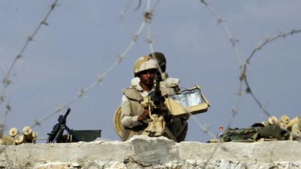 An Egyptian soldier in the Sinai Peninsula. (AFP/File)