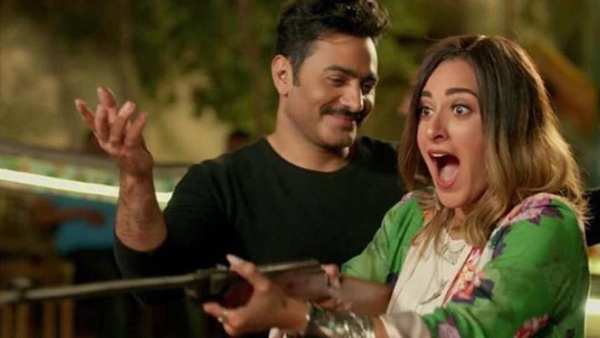 تامر حسني وأمينة خليل من فيلم البدلة
