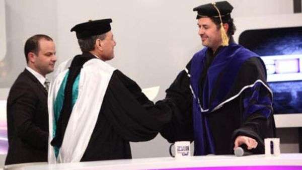 Ragheb Alama presented with PHD