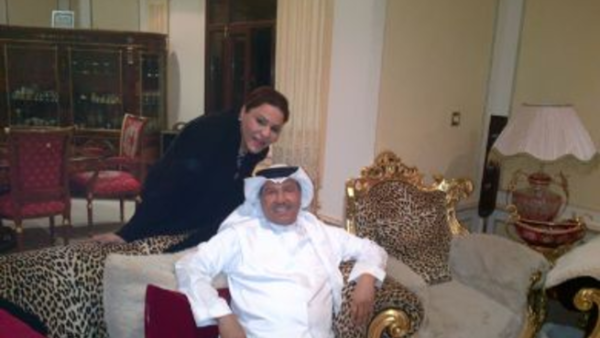 Mohammad Abdo at Ahlam's home