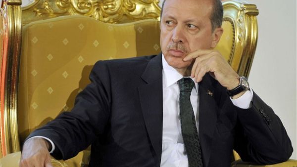 Earlier Wednesday Erdogan blasted Netanyahu for "daring" to attend the rally in Paris. (AFP/Getty Images/Fethi Belaid)