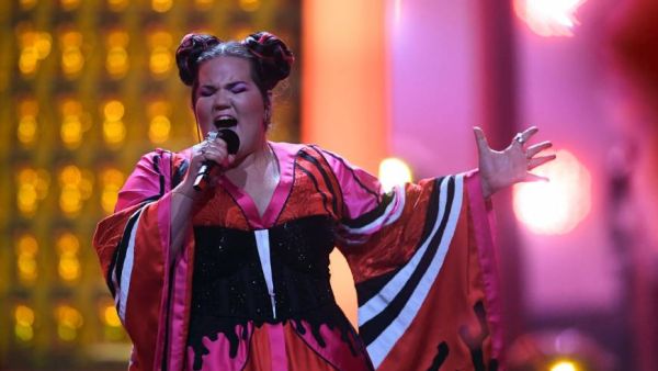 Netta Barzilai performs "Toy" during the final of the Eurovision Song Contest in Lisbon. (AFP/ File)