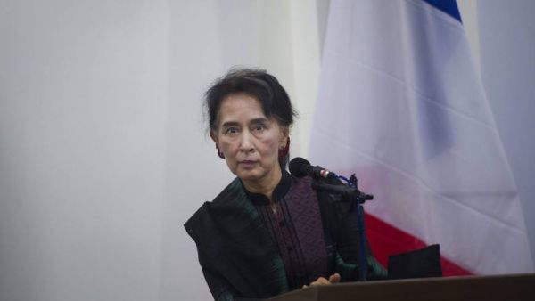 Myanmar's foreign minister and de facto leader Aung San Suu Kyi (AFP/File)