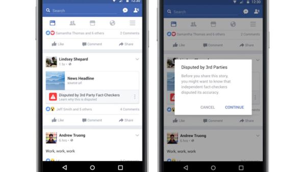 إرسال إشارة تحذير حمراء للتنبيه على الأخبار الكاذبة

إرسال إشارة تحذير حمراء للتنبيه على الأخبار الكاذبة 
